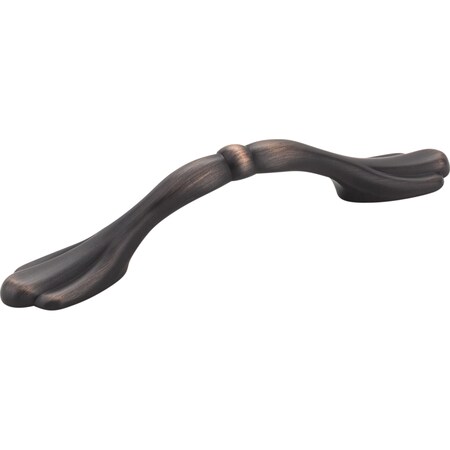 Elements 3" Center-to-Center Brushed Oil Rubbed Bronze Arcadia Cabinet Pull 516DBAC